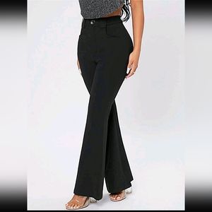 Petite XXS High Waisted Flare Leg Pants